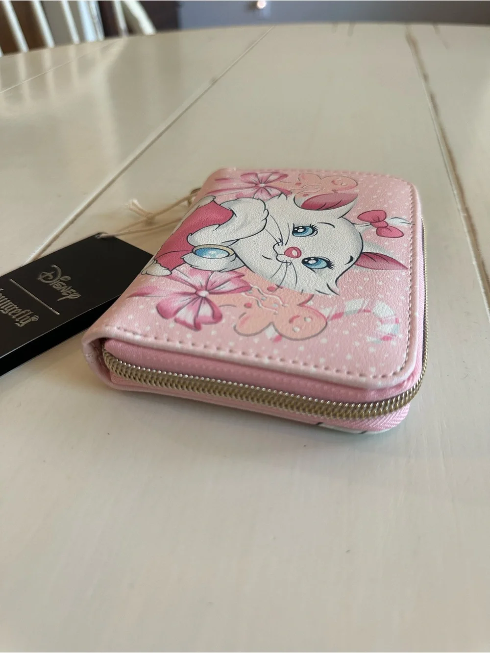 Loungefly Disney Pink Holiday Marie Aristocat Wallet